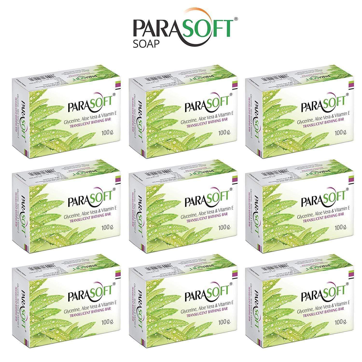 Shoprythm Dry,Parasoft Pack of 9 Salve Parasoft Soap 100g